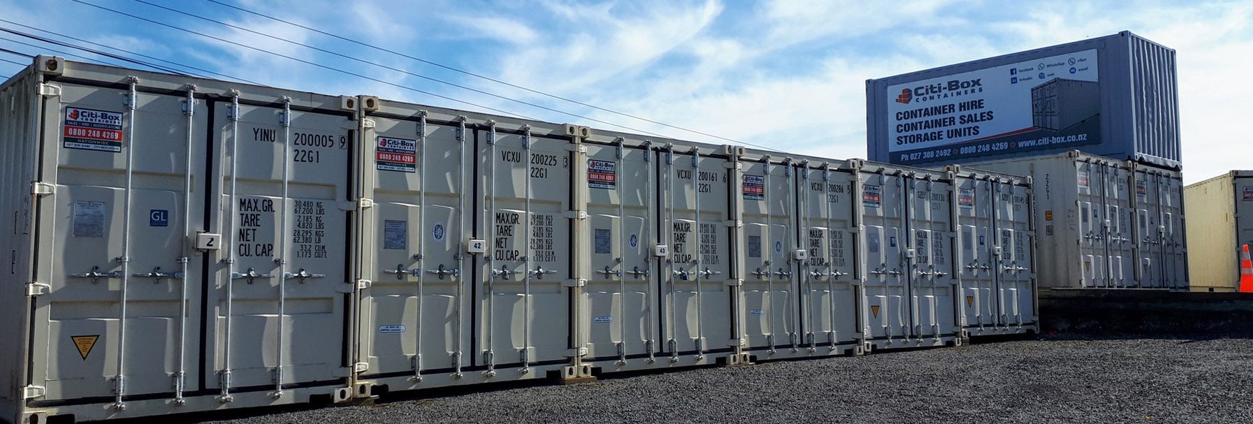 Buy Shipping Containers, new and used NZ wide delivery.