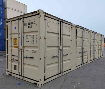 40' HIGH CUBE 4 x SIDE DOOR CONTAINER