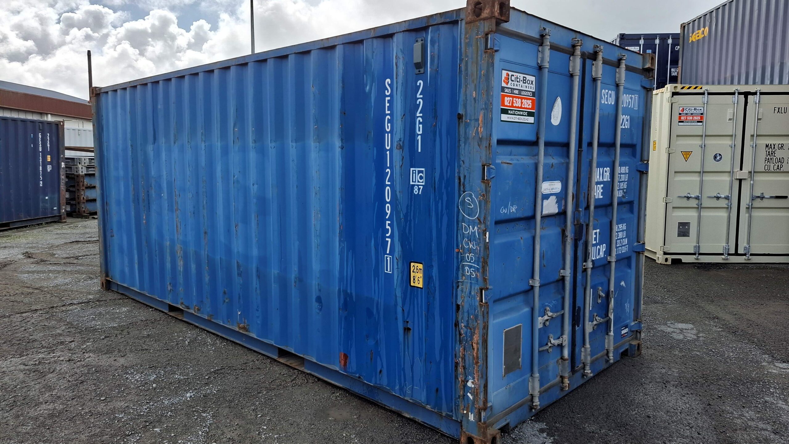 20' Shipping Container - Cargo Worthy -Taupo